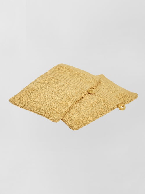 Lote de 2 luvas de banho - Kiabi