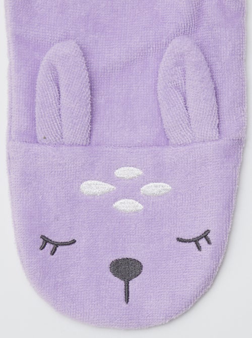 Lote de 2 luvas de banho com estampa - Kiabi