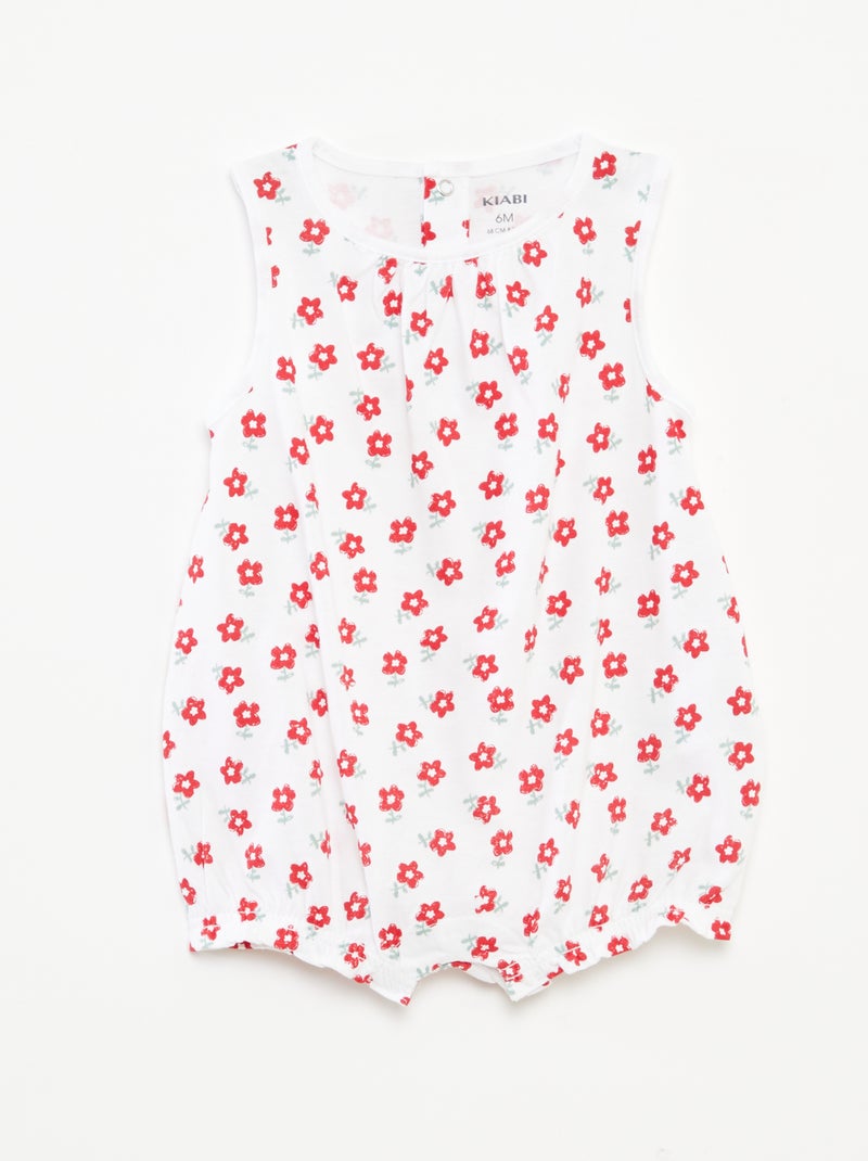 Lote de 2 macacões curtos sem mangas AMARELO - Kiabi