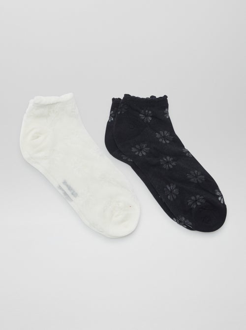 Lote de 2 meias curtas - Kiabi