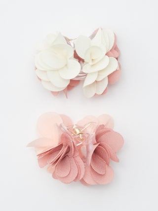 Lote de 2 molas com flores