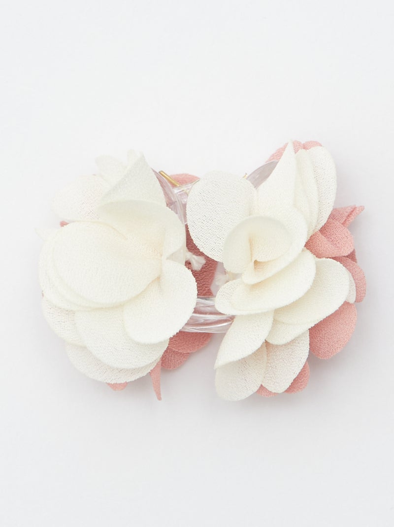 Lote de 2 molas com flores ROSA - Kiabi
