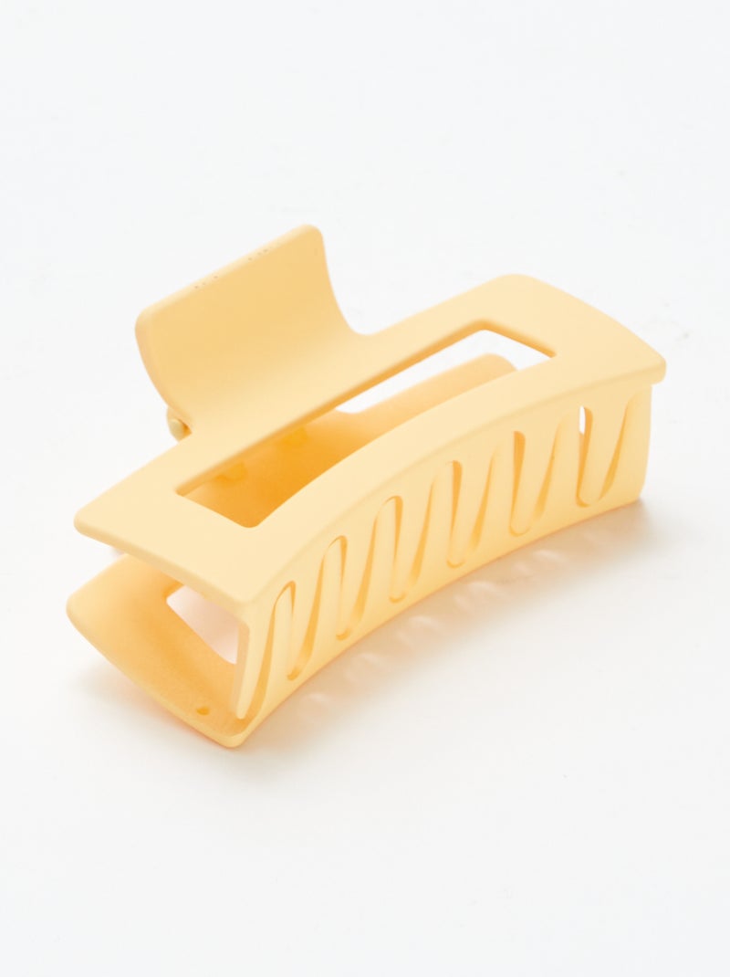 Lote de 2 molas para o cabelo forma retangular AMARELO - Kiabi