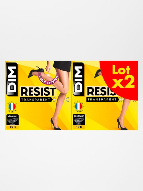 Lote de 2 pares de collants 'Dim' - Kiabi