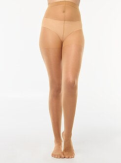 Lote de 2 pares de collants em voile 20D - Kiabi