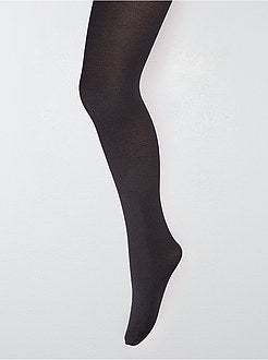 Lote de 2 pares de collants leves opacas - Kiabi