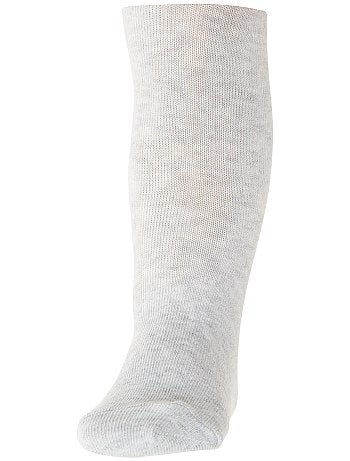 Lote de 2 pares de collants lisos e estampados - Kiabi