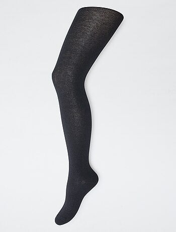 Pack de 2 pares de collants quentes lisas