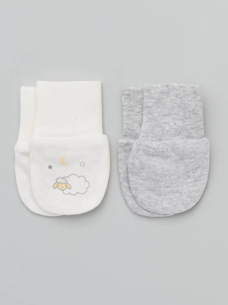 Lote de 2 pares de luvas CINZA - Kiabi