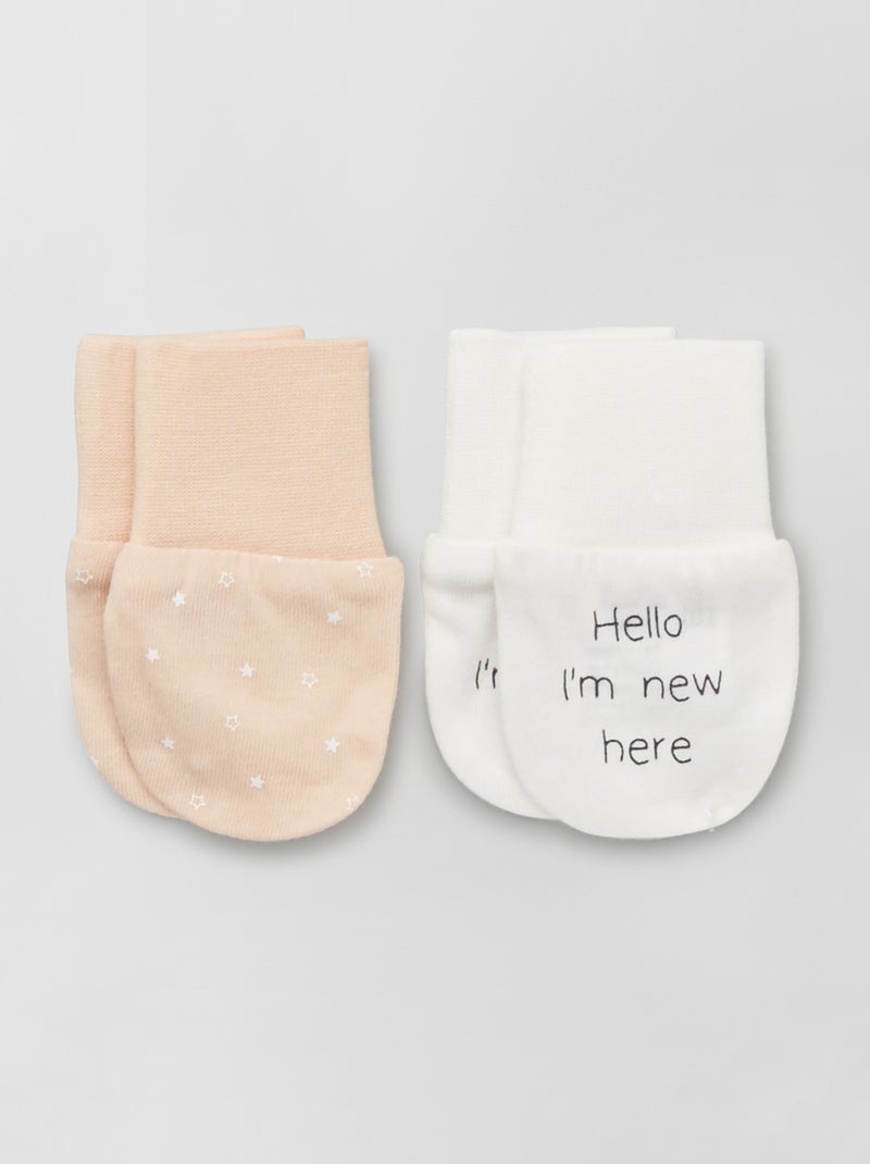 Lote de 2 pares de luvas ROSA - Kiabi
