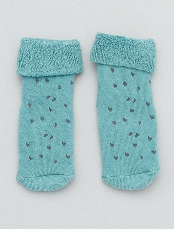 Lote de 2 pares de meias antiderrapantes - Kiabi