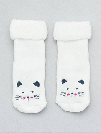 Lote de 2 pares de meias antiderrapantes - Kiabi