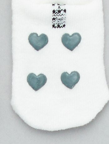 Lote de 2 pares de meias antiderrapantes - Kiabi