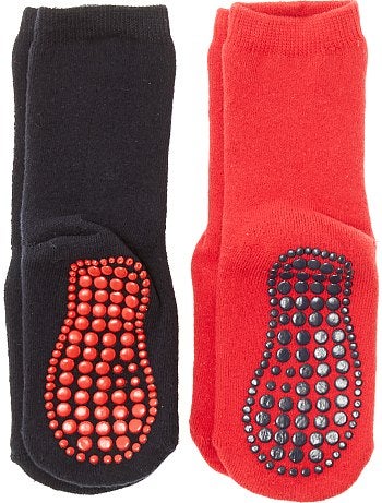Lote de 2 pares de meias antiderrapantes - Kiabi