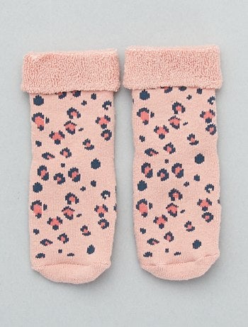 Lote de 2 pares de meias antiderrapantes - Kiabi