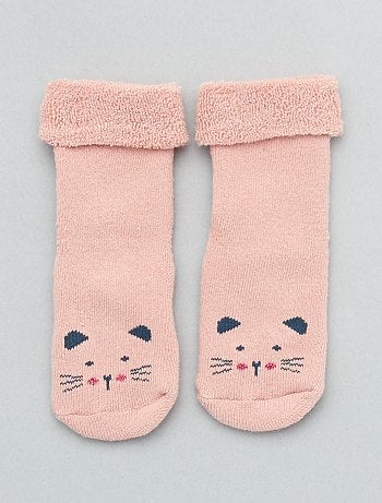 Lote de 2 pares de meias antiderrapantes - Kiabi