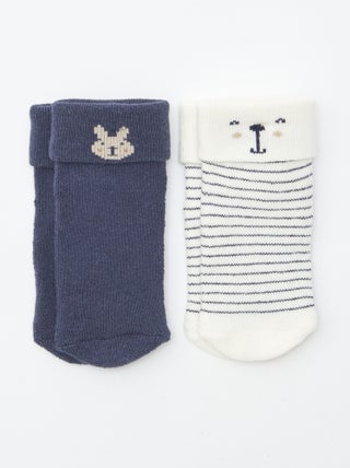 Lote de 2 pares de meias