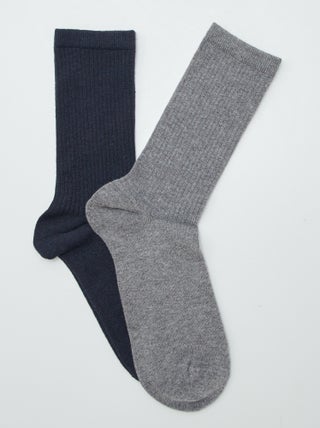 Lote de 2 pares de meias