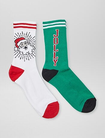 Lote de 2 pares de meias