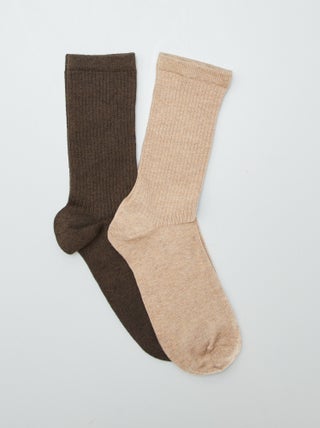 Lote de 2 pares de meias