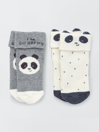 Lote de 2 pares de meias