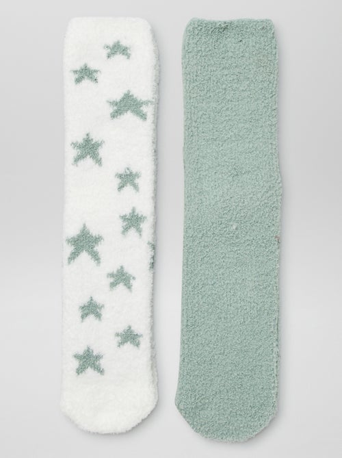 Lote de 2 pares de meias de fantasia - Kiabi
