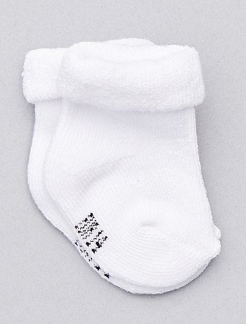 Lote de 2 pares de meias em algodão biológico - Kiabi