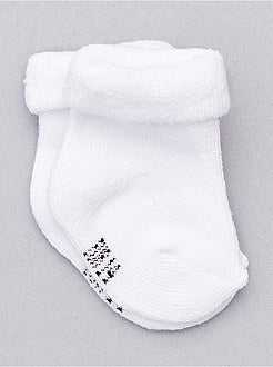 Lote de 2 pares de meias em algodão biológico - Kiabi