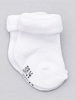 Lote de 2 pares de meias em algodão biológico - Kiabi