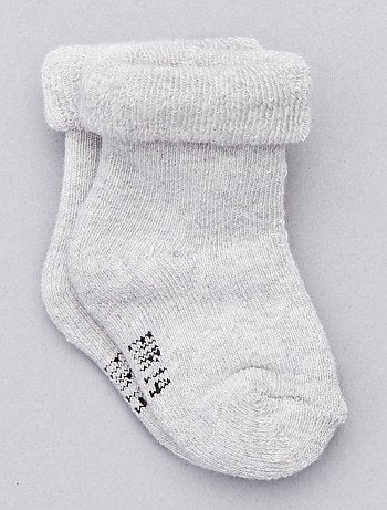 Lote de 2 pares de meias em algodão biológico - Kiabi