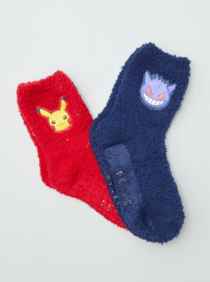 Lote de 2 pares de meias 'Pokémon' VERMELHO - Kiabi