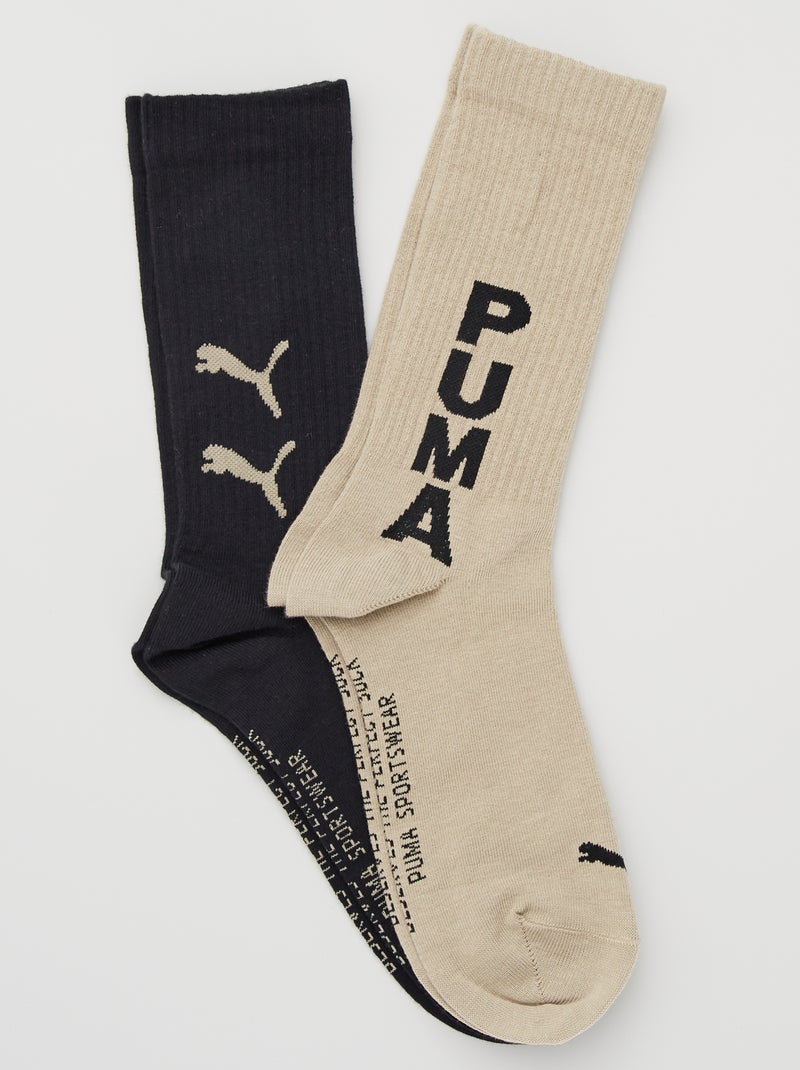Lote de 2 pares de meias 'Puma' CINZA - Kiabi