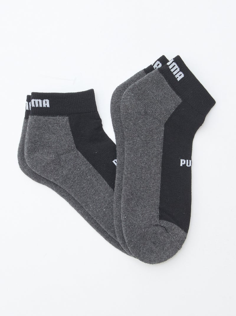 Lote de 2 pares de meias 'Puma' Preto - Kiabi