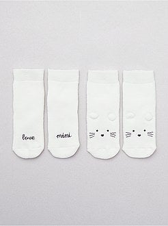 Lote de 2 pares de meias 'Rato' - Kiabi