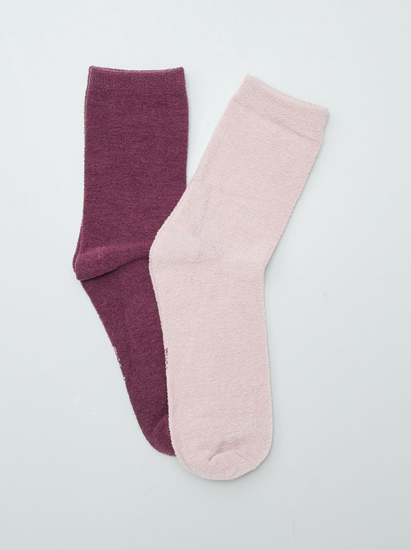 Lote de 2 pares de meias VIOLETA - Kiabi