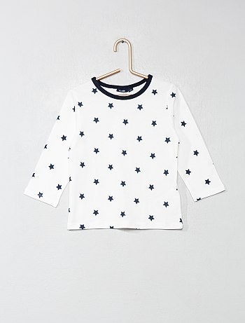 Menino 0-36 meses - Lote de 2 pijamas compridos 'estrelas' - Kiabi