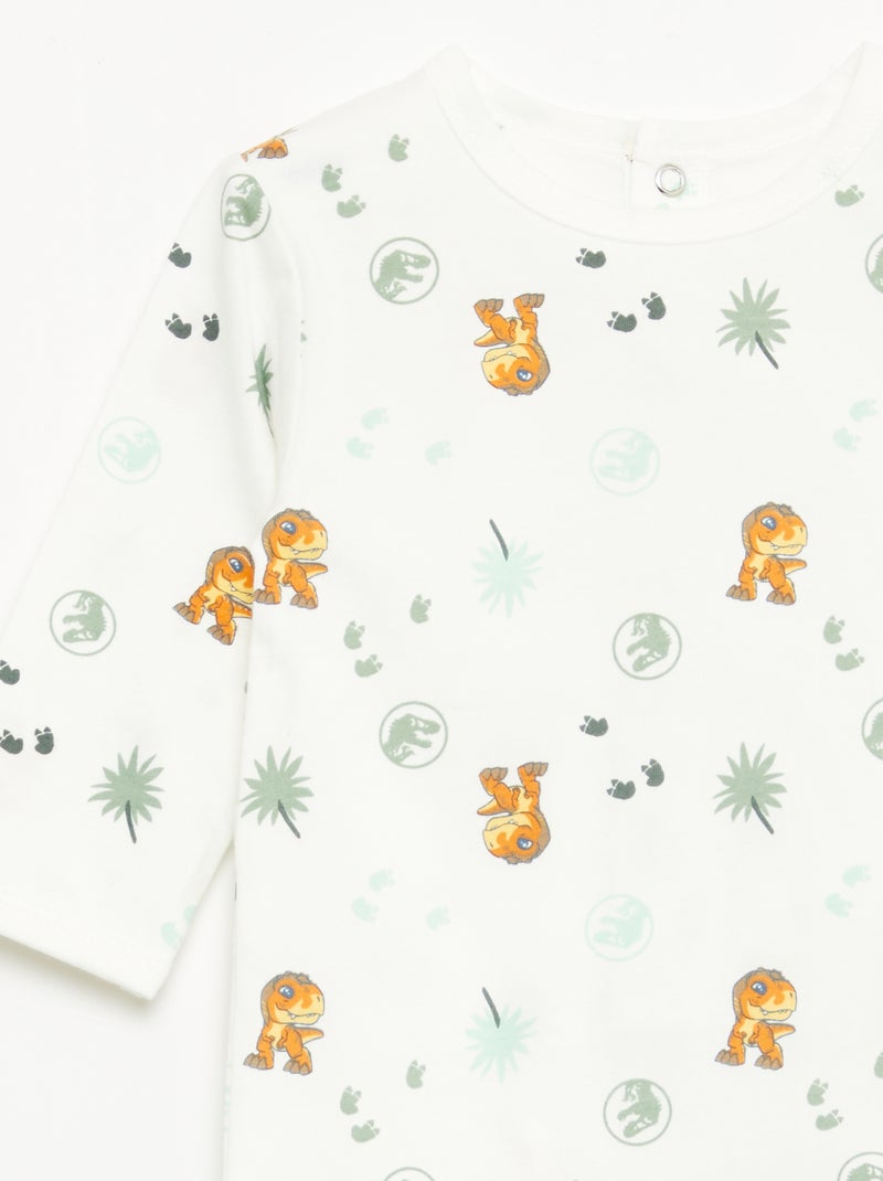 Lote de 2 pijamas \'Jurassic World\' Verde - Kiabi