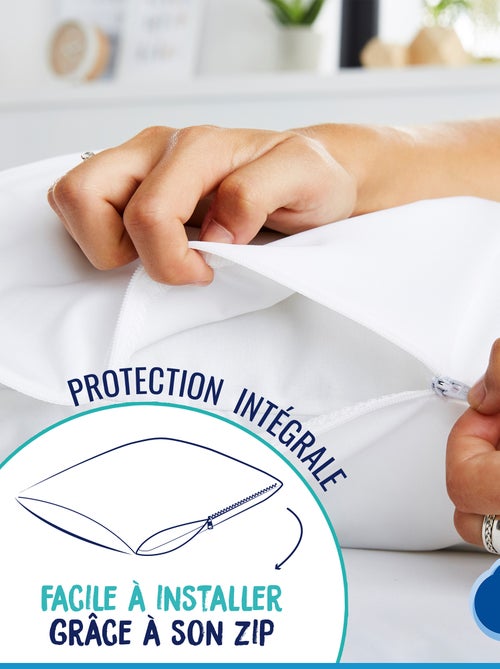 Lote de 2 protetores de almofada impermeáveis - Kiabi