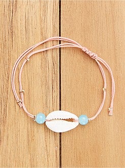 Lote de 2 pulseiras com conchas - Kiabi