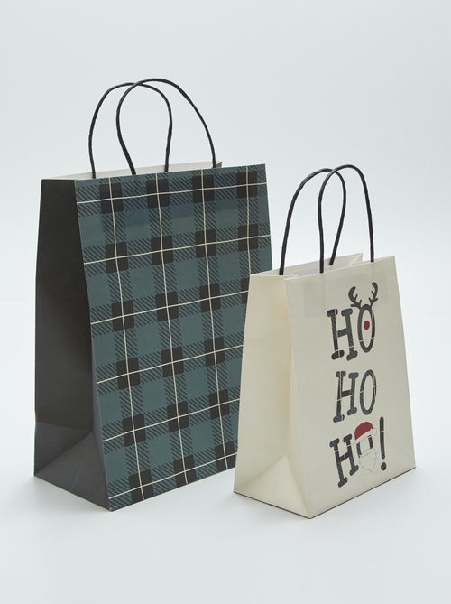 Lote de 2 sacos de presentes de Natal - Kiabi