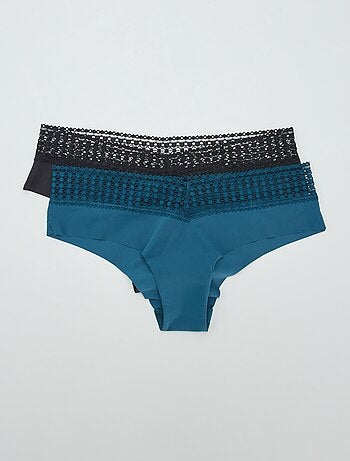 Lote de 2 shorties com renda
