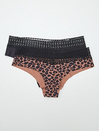 Lote de 2 shorties com renda