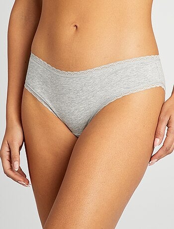 Lote de 2 shorties de algodão