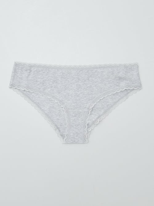 Lote de 2 shorties de algodão - Kiabi