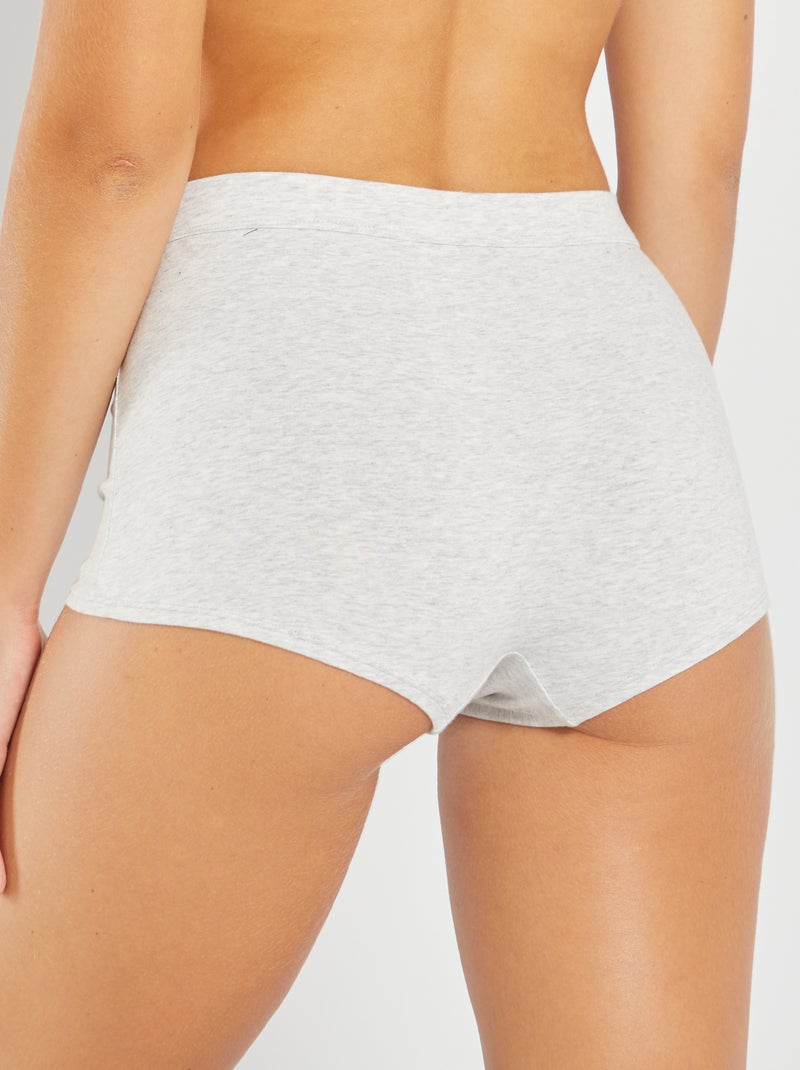 Lote de 2 shorties em algodão Caqui - Kiabi