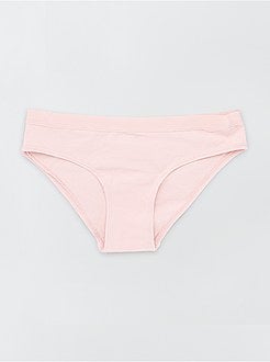 Lote de 2 shorties em algodão elástico - Kiabi