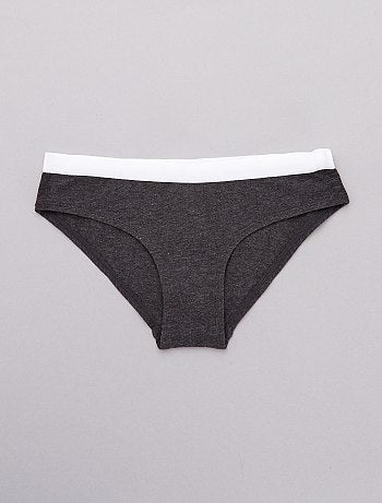 Lote de 2 shorties em algodão elástico - Kiabi