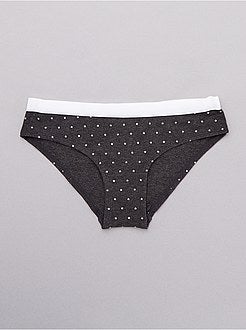 Lote de 2 shorties em algodão elástico - Kiabi