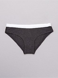 Lote de 2 shorties em algodão elástico - Kiabi