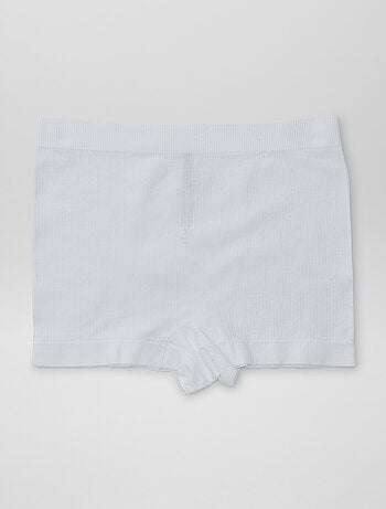 Lote de 2 shorties em malha nervurada